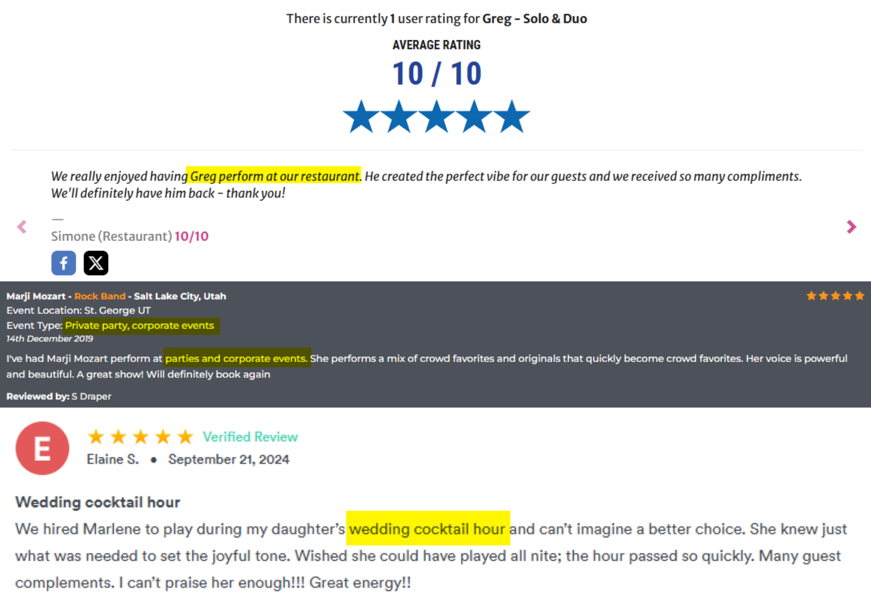 competitor review